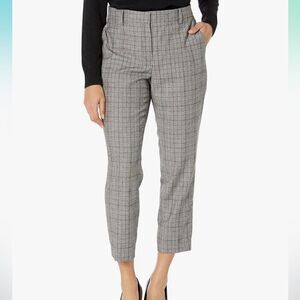 Theory Trecca Virgin Wool Plaid Pant Size 12
